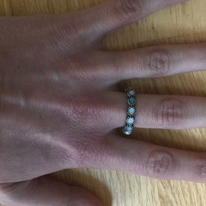 Shades of Blue and Light Purple Size 6.5 Ring